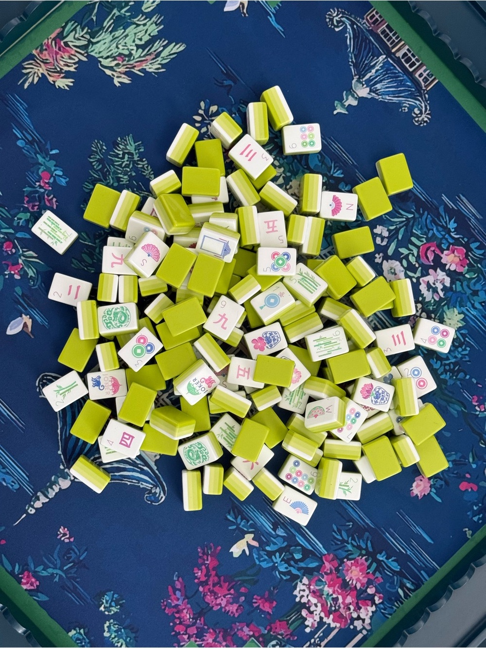 Lemoncello inspired mahjong tiles